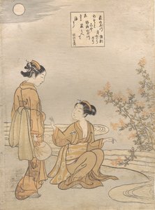 Tama-elven i Hagi. av Suzuki Harunobu