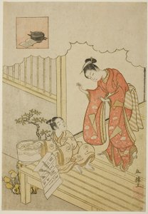ono no komachi av Suzuki Harunobu