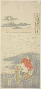 Sugawara Michizane går i eksil av Suzuki Harunobu