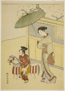 Hobbyhesten av Suzuki Harunobu