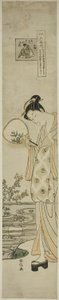 The Jewel River of Bush Clovers (Hagi no Tamagawa), fra serien "Six Jewel Rivers in Popular Customs (Fuzoku Mu Tamagawa)" av Suzuki Harunobu