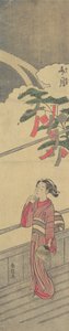Den syvende måneden Fumizuki, ca. 1765. av Suzuki Harunobu