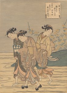 Tama-elven ved Ide, Yamashiro-provinsen, sannsynligvis 1766., sannsynligvis 1766. av Suzuki Harunobu