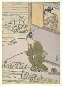 Kiler angleren av Suzuki Harunobu