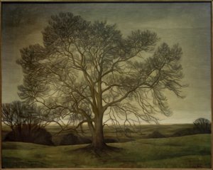 Landskap 1901 av Svend Hammershöi