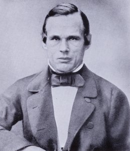 Anders Jonas Angstrom, svensk fysiker og astronom fremtredende i utviklingen av spektroskopi (s/hvitt foto)