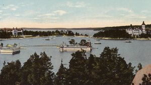 Stockholm: Saltjobaden (farget bilde)