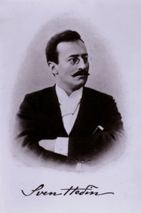 Sven Hedin, svensk oppdagelsesreisende (s/hvitt bilde)