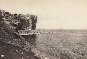 Sverige / Sverige: Gotland, Visby, Hogklint (s/hvit foto)