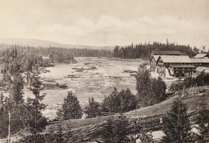 Sverige / Sverige: Jamtland, Eggforsen (s/hvitt foto) av Swedish Photographer
