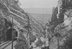 Moutier Gorge (s/hvitt bilde) av Swiss Photographer