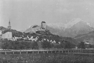 Sargans, Rhindalen (s/hvitt bilde) av Swiss Photographer
