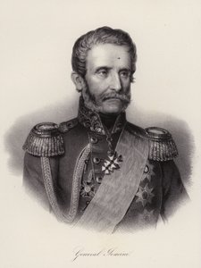 Antoine Henri, baron av Jomini, sveitsisk general og militærhistoriker (gravering)