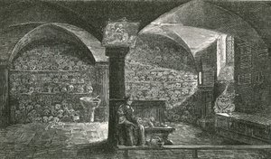 Charnel-huset i Stans, hovedbyen i Nidwalden av Swiss School