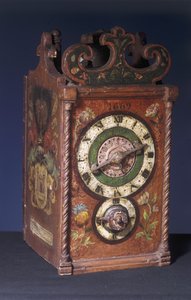 Innenriks vekkerklokke, 1669 (tre) (se også 8029)