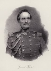Emanuel Hahn, sveitsisk general (gravering) av Swiss School