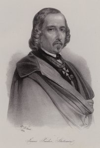 James Pradier , sveitsiskfødt fransk billedhugger (gravering) av Swiss School