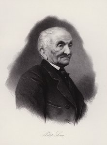 Jean Antoine Petit-Senn , sveitsisk poet (gravering) av Swiss School