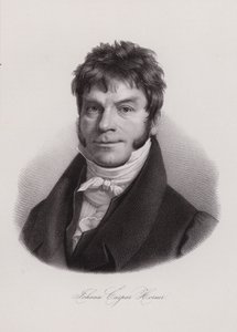 Johann Caspar Horner , sveitsisk fysiker, matematiker og astronom (gravering)
