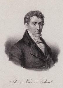 Johann Heinrich Wieland , sveitsisk advokat og politiker i Helvetic Republic (gravering) av Swiss School