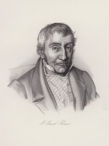 Johann Jakob Buser , sveitsisk politiker (gravering) av Swiss School