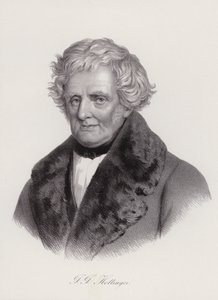 Johann Jakob Hottinger , sveitsisk historiker (gravering) av Swiss School