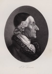 Johann Kaspar Lavater , sveitsisk forfatter og fysiognom (gravering) av Swiss School