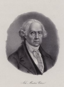 Johann Martin Usteri , sveitsisk poet (gravering) av Swiss School