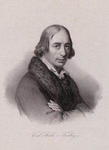 Karl von Muller-Friedberg , sveitsisk politiker (gravering) av Swiss School