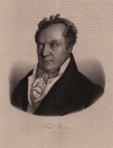 Paul Usteri , sveitsisk lege, botaniker og politiker (gravering) av Swiss School
