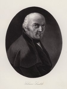 Salomon Landolt , sveitsisk politiker (gravering) av Swiss School