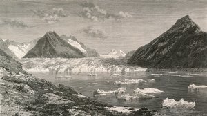 Aletschbreen og Marjelensjøen av Swiss School