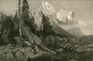 Wellhorn og Wetterhorn av Swiss School