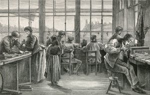 Urmakerverksted på La Chaux de Fonds av Swiss School