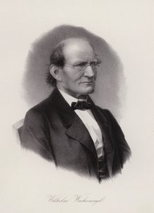 Wilhelm Wackernagel , tysk-sveitsisk filolog (gravering) av Swiss School