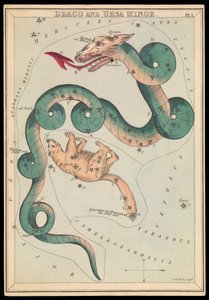 Draco og Lillebjørn, ca. 1825 (kort, papir, silkepapir) av Sydney Hall