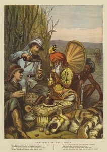 Jul i jungelen (chromolitho)