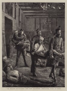 Le Malade Imaginaire, den nye frivillige ambulansestaben på jobb av Sydney Prior Hall