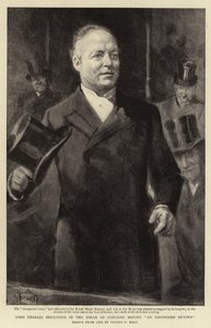Lord Charles Beresford i Underhuset flyttet en uimotsagt retur av Sydney Prior Hall