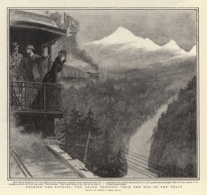 Nær Rockies, Grand Prospect from the End of the Train av Sydney Prior Hall