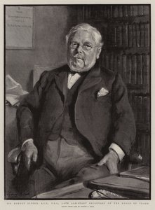 Sir Robert Giffen, KCB, FRS, avdøde assisterende sekretær for handelsstyret av Sydney Prior Hall