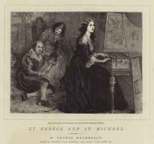 St George og St Michael av Sydney Prior Hall