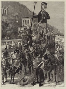 The Carnival at Mentone, King Carnival lager sin hovedrett av Sydney Prior Hall