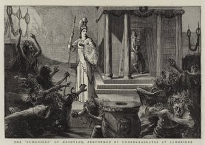 The Eumenides of Aeschylus, fremført av undergraduates ved Cambridge av Sydney Prior Hall
