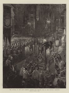 Begravelsen til den avdøde kardinal Manning, Requiem-messen i oratoriet, Brompton av Sydney Prior Hall