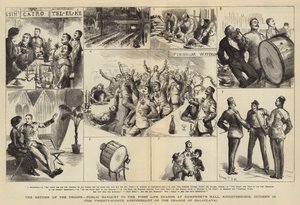 The Return of the Troops, offentlig bankett til de første livgardene i Humphrey