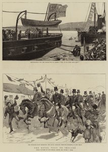 Det kongelige besøket til Irland av Sydney Prior Hall