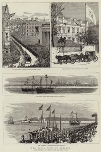 Det kongelige besøket til Irland av Sydney Prior Hall