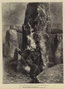 The Stragglers på Stonehenge av Sydney Prior Hall