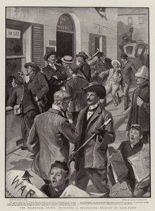 Transvaal-krisen, beleiret en rekrutteringsstasjon i Cape Town